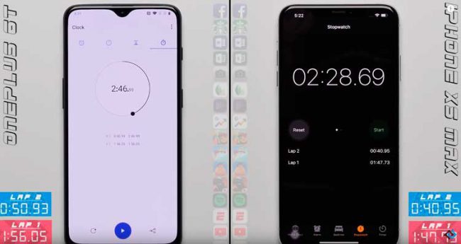 Oneplus 6t vs iphone xs max